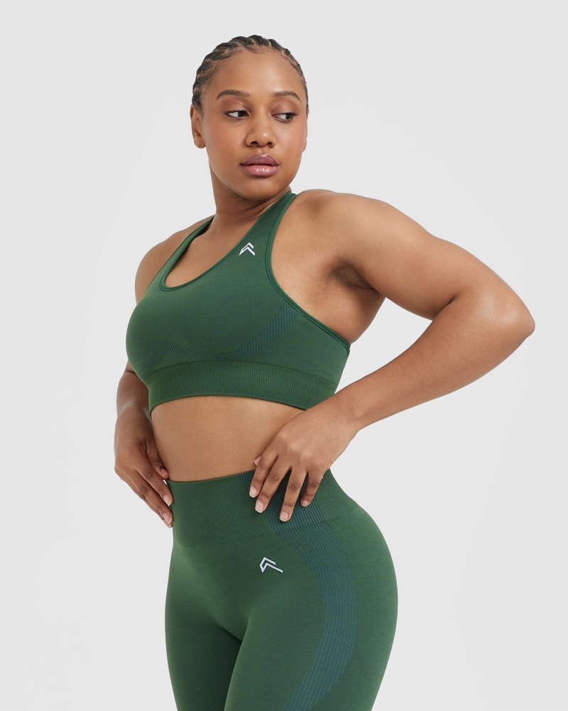 Oner Active κλασικα Seamless 2.0 Bralette Sports Bras πρασινο | UQE019364