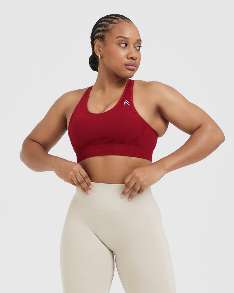 Oner Active κλασικα Seamless 2.0 Bralette Sports Bras κοκκινα μπορντο | PZL837561