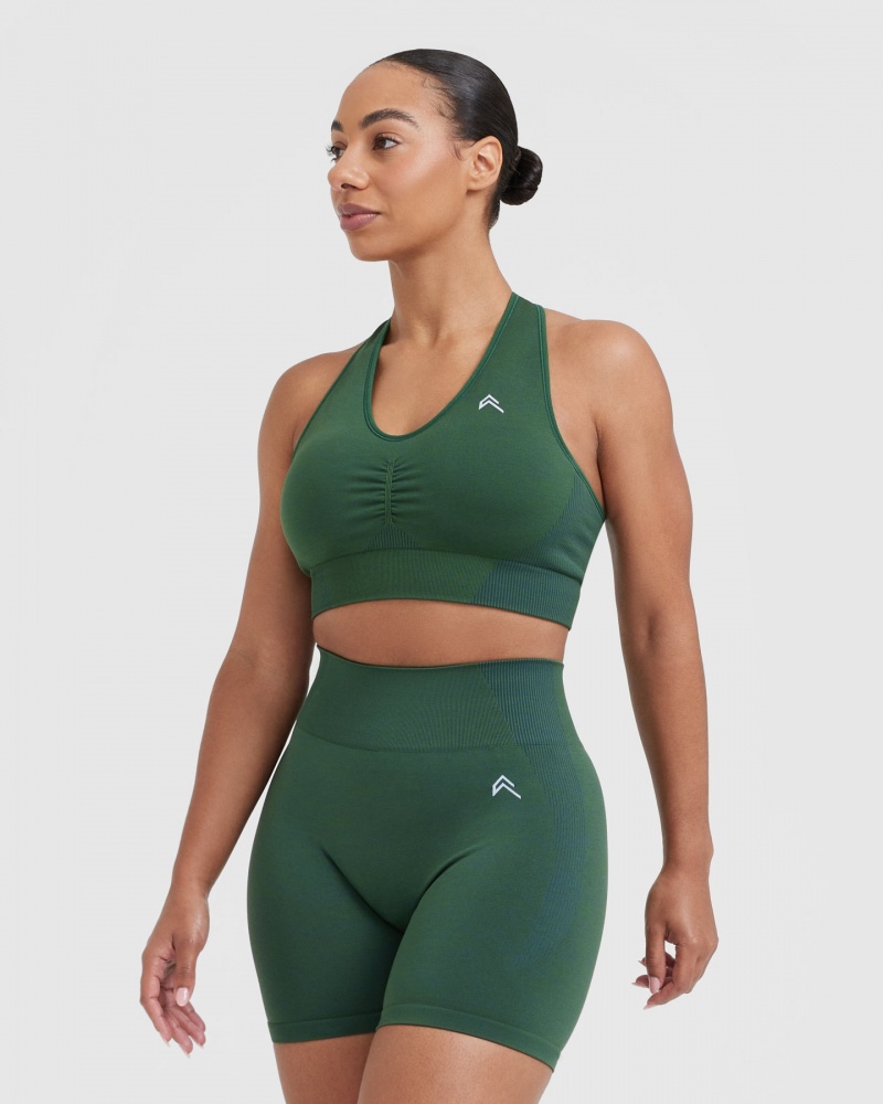 Oner Active κλασικα Seamless 2.0 V-Neck Bralette Sports Bras πρασινο | IBS243170