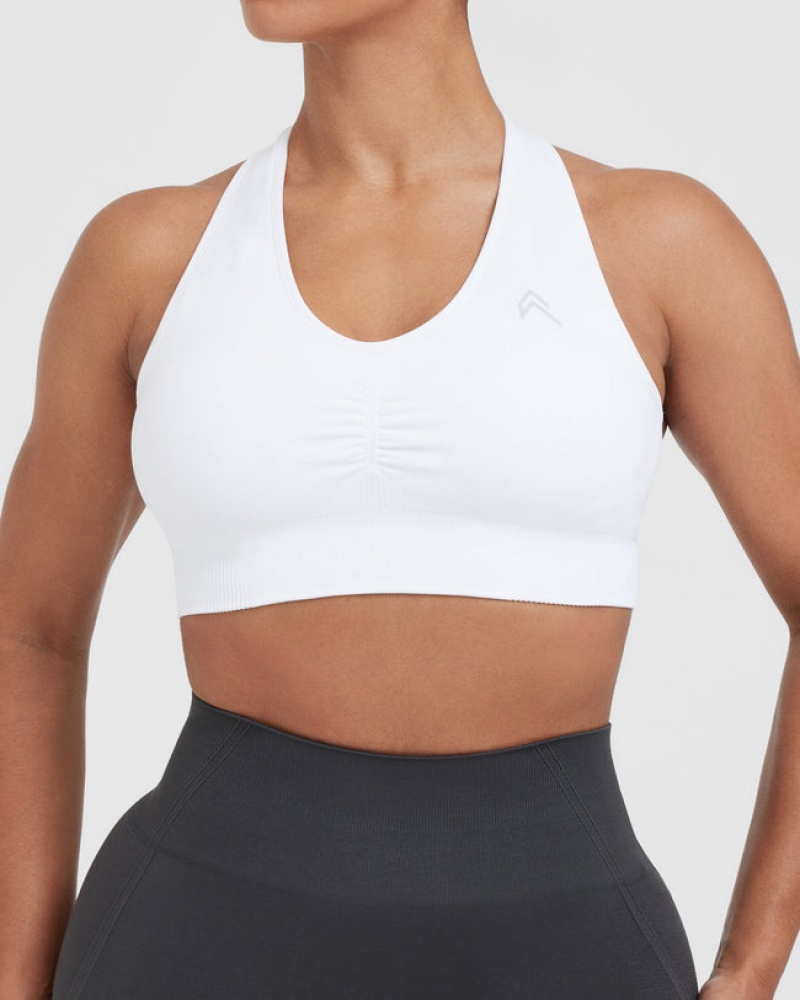 Oner Active κλασικα Seamless 2.0 V-Neck Bralette Sports Bras ασπρα | ICV621507